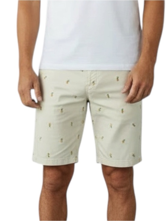 Old Navy Other - OLD NAVY Men’s Pineapple Print Cotton Shorts in Lt. Tan Size 32 — FUN!!!